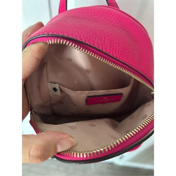 Kate spade mini backpack hot pink backpack with adjustable straps - Picture 6 of 10